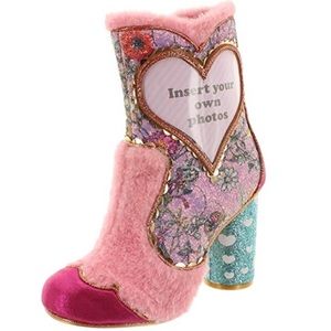 BNIB Pink Picture Perfect Irregular Choice Boots